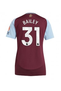 Aston Villa Leon Bailey #31 Voetbaltruitje Thuis tenue Dames 2024-25 Korte Mouw